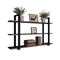 Raftul triplu metalic grafit loft