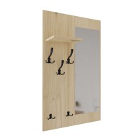 Cuier cu oglindă - Artizan din stejar