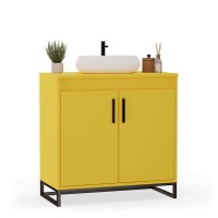 Mobilier de baie sub chiuvetă - Galben