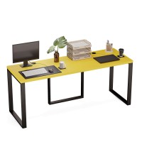 Birou dublu Iron Duo Loft - Galben