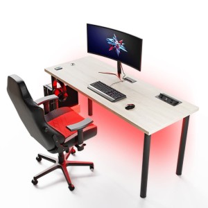 Birou de gaming - Stejar Sonoma
