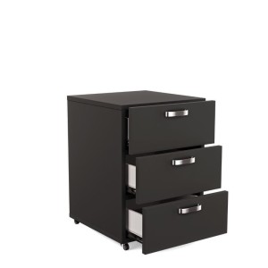 Containere sub birou - Negru