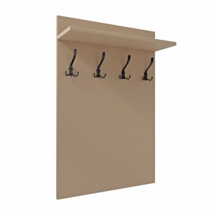 Cuier de perete vertical - Cappuccino - Pentru haine