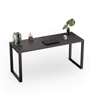 Birou cu picioare metalice - Negru