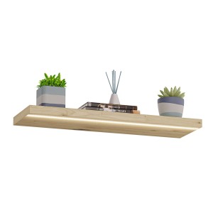 Raft suspendat LED - Stejar artizanal