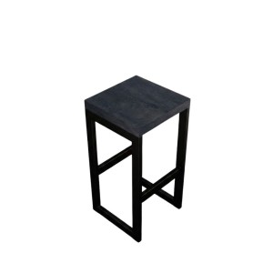 hoker loftowy beton czarny