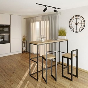 Hoker z oparciem dąb crenoma