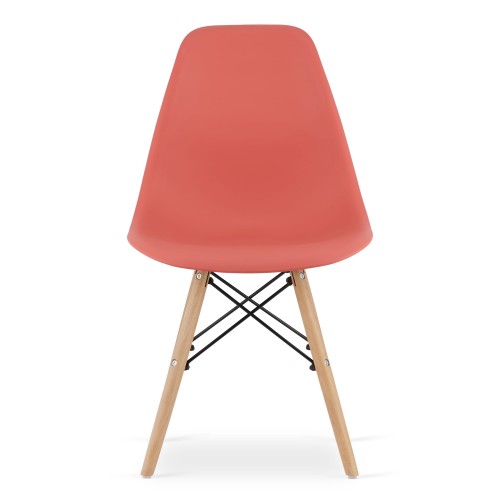 Krzesło skandynawskie czerwone