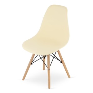 Krzesło skandynawskie beżowe