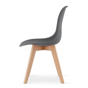 Krzesło Rauma ciemnoszare