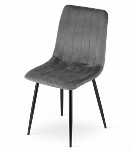 Krzesło Laura ciemnoszare