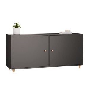 Comoda scandinavă neagră - Colecția SCANDI