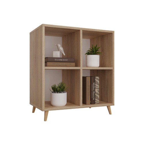 Regał skandynawski kostka dąb sonoma - 3.jpg