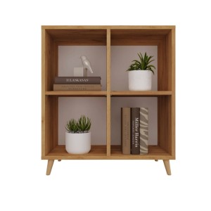 Regał skandynawski kostka dąb złoty - 3.jpg