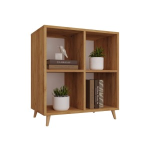 Regał skandynawski kostka dąb złoty - 5.jpg