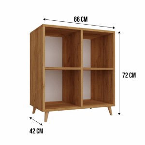 Regał skandynawski kostka dąb złoty - 7.jpg