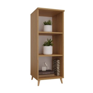 Bibliotecă scandinavă din piatră de stejar triplu - Colecția Scandi