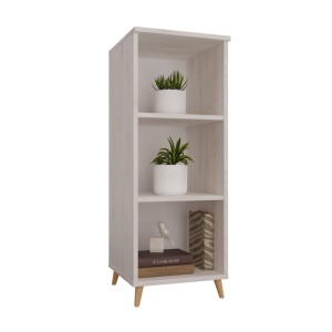 Bibliotecă triplă scandinavă pin - colecția Scandi