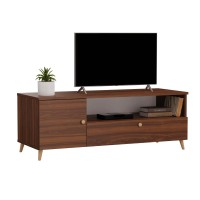 Comodă TV nuc - Colecția Scandi