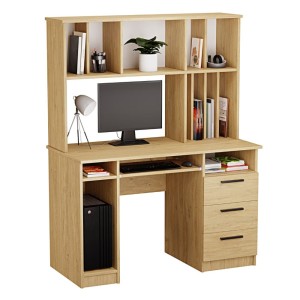 Biurko z nadstawką dąb kamiey - Jan-.jpg