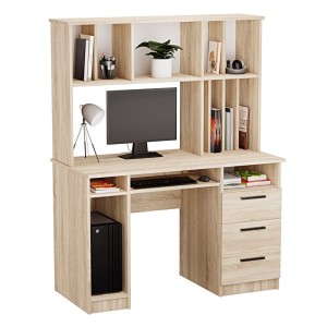 Biurko z nadstawką dąb sonoma - Jan.jpg