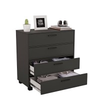 Comoda cu sertare Anna - Negru