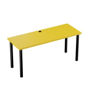 Biurko komputerowe Iron żółte-yrke.jpg