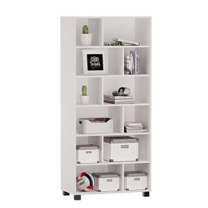 Raft cu etajere Marek - Alb