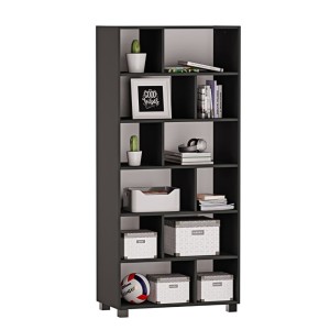 Raft cu etajere Marek - Negru