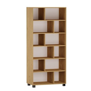 Regał z pólkami Marek dąb kamienny-yrke-.jpg