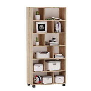 Raft cu polite Marek - Stejar Sonoma