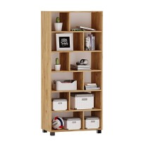 Raft cu polite Marek - Stejar auriu