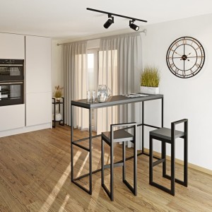 stolik barowy do kuchni - czarny-.jpg