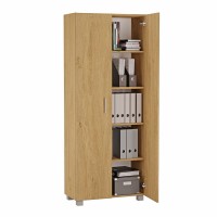 Dulap de birou pentru dosare - Stejar de piatră