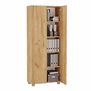 Dulap de birou pentru dosare - Stejar auriu