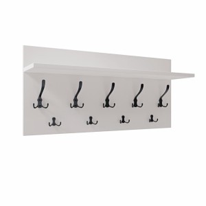 Cuier de perete- Alb - Pentru haine