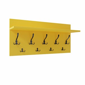 Cuier de perete- Galben - Pentru haine