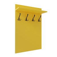 Cuier de perete vertical - Galben - Pentru haine