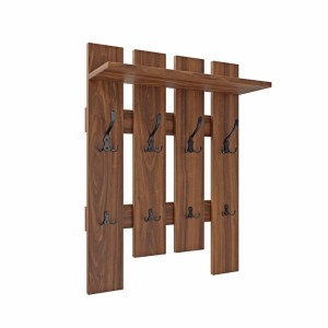 Umeraș ajurat - Nuc - Pentru haine