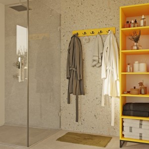 Wieszak łazienkowy -żółty-yrke.jpg