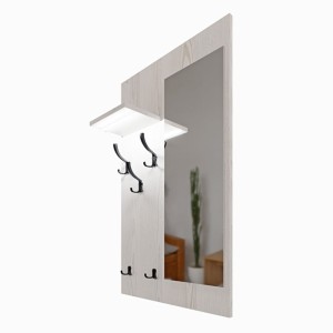 Wieszak z lustrem LED sosna-..jpg