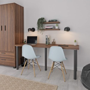 Biurko podwójne Iron Duo - Orzech (6).jpg