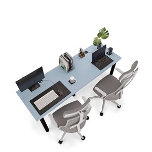 Biurko podwójne Iron Duo - Niebieski (3).jpg