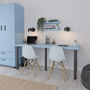 Biurko podwójne Iron Duo - Niebieski (5).jpg