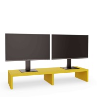 Suport dublu pentru monitor - Galben