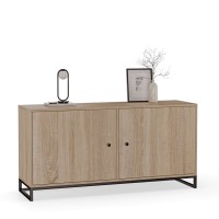 Comoda metalica stejar Sonoma - colectia Metalove