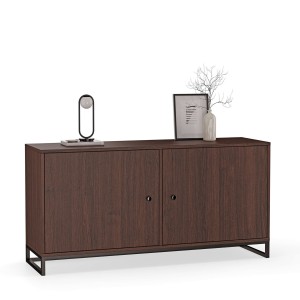 Comoda metalica wenge - colectia Metalove
