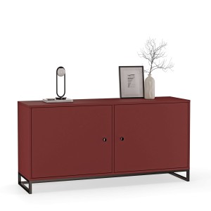 Comodă metalică roșie - colecția Metalove