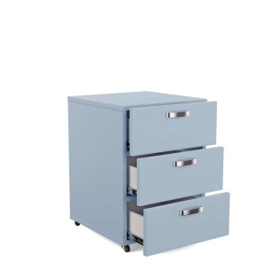 Containere sub birou - albastru