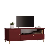 Comodă TV roșie - Colecția Scandi